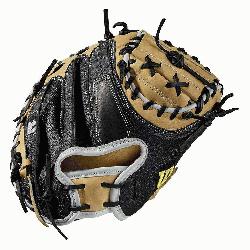 half moon web Extended palm Black SuperSkin, twice as strong as regular leather, b