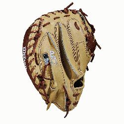 half moon web Copper and blonde Pro Stock Select leather, chosen for its consistency and 