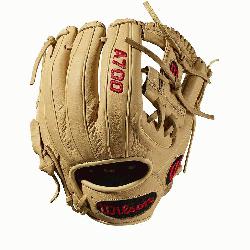 inch Baseball glove H-Web design Blonde Full-Grain leather. The all-new A700 line of Wilson gl
