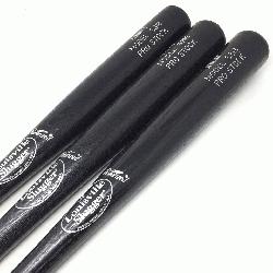 pack of S318 Pro Stock Louisville Slugger Wood Baseball Bats. 