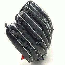 2-inch black AMO102 baseball glove features a 12-inch pattern and an H