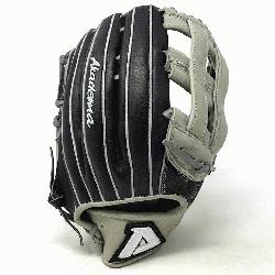 aseball Glove by Akadema is 12.75 inch pattern, H-web, open back, and has a deep pocket