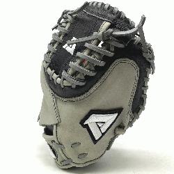 5 inch circumference Spiral-Lock web catchers mitt from Akadema has an open back. The deep 