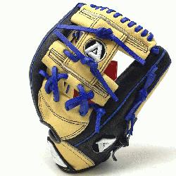 glove from Akadema is a 11.5 inch pattern, I-web, open back, and medium pocket. This