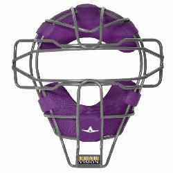 The Classic Traditional Face Mask w/ Luc Pads (SKU: FM25LUC-PURPLE) is a classic, old-s