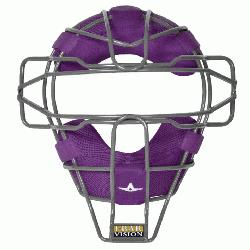 Classic Traditional Face Mask w/ Luc Pads (SKU: FM25LUC-PURPLE) is a classic, old-school styl
