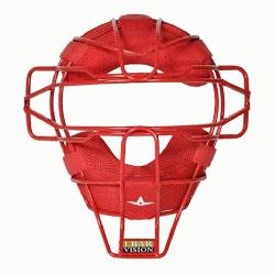  Traditional Face Mask w/ Luc Pads (SKU: FM25LUC-SCARLET) is a classic, old-school st