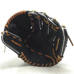 lassic pitcher or utility 12 inch baseball glove is made with black stiff American Kip leather w