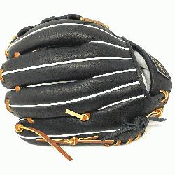 This classic pitcher or utility 12 inch baseball glove is made with black stiff Amer