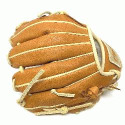 classic 10 inch trainer baseball glove is made with tan stiff American Kip leather. S