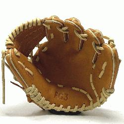  inch trainer baseball glove is made with tan stiff American Kip leather. Smaller hand openi
