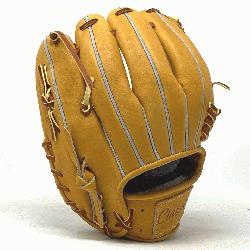  11.25 inch baseball glove is made with tan stiff American Kip leather. Unique anchor la
