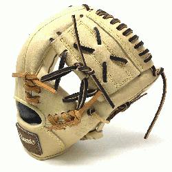 nch baseball glove is made with blonde stiff American Kip leather.