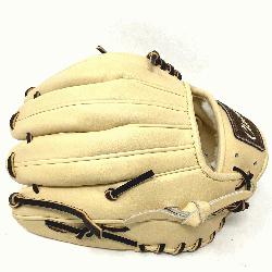 5 inch baseball glove is made with blonde stiff American Kip leather. Unique