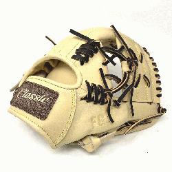 c 11.5 inch baseball glove is made with blonde stiff American Kip leather. Unique anchor l
