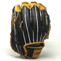 c 12.75 inch baseball glove is made with tan stiff American Kip leat
