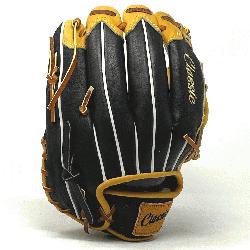  inch baseball glove is made with tan stif
