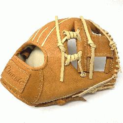 11.5 inch baseball glove is made with tan stiff American Ki