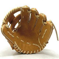 1.5 inch baseball glove is made with tan stiff American Kip leathe