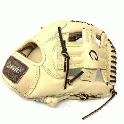 pThis classic 11.75 inch baseball glove is made with blonde stiff American Kip leather. Unique t 