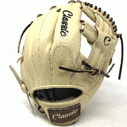  classic 11.75 inch baseball glove is made with blonde sti