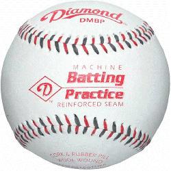 Diamond Leather Pitching Machine Baseball (Dozen) Official 9 pitching