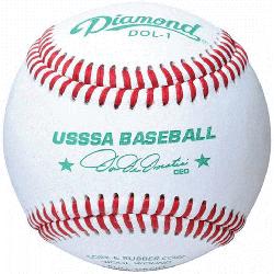 DOL-1-USSSA-DOZ Diamond USSSA Select Wool Blend Winding Baseball, Dozen