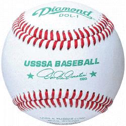 winding Cork and rubber center Premium leather cover Raised Diamond Seam USSSA official lic