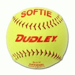 11 Softie slow pitch practice softball is composed of a high-impac