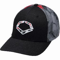 red fit Embroidered EvoShield logo on front Fle