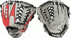 ouisville Slugger 11.5 HD9 Hybrid Defense Red/Grey Baseball Glove