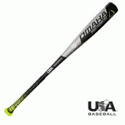 -10) 2 5/8 USA Baseball bat from Louisville Slugger is designed to help players dominate at th
