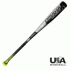 por (-9) 2 5/8 USA Baseball bat from Louisville Slugger provide