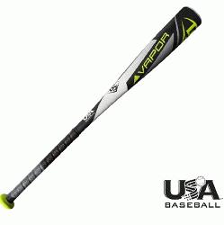 or (-9) 2 5/8 USA Baseball bat from Louisville Slugger provides the perfect combination of durabil