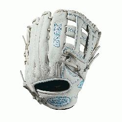 s glove Dual post web Memory foam wrist lining White and A