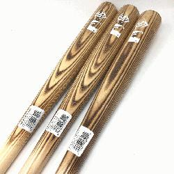 4 inch wood baseball bats by Louisville Slugger. MLB Authentic Cut 