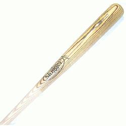 e Slugger MLB Select Ash Wood Baseball Bat. P72 Turning Model. Flame Tempered Finish. Natural C