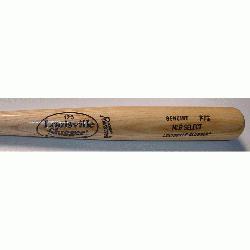 le Slugger MLB Select Ash Wood Baseball Bat. P72 Turning Model. Flame Tempered Fin