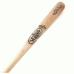 C271 - Balanced Swing Weight Maple Wood Bat High Gloss Natural Finish Bone Rubbed Cupped E