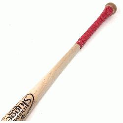 71 - Balanced Swing Weight Maple Wood Bat High Gloss Natural Finish Bone Rubbed Cupped En