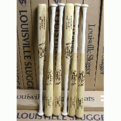 lugger 6 pack of professional wood baseball bats.  P72 Turning model used by Derek Jeter a