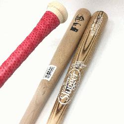 3 inch wood baseball bats by Louisville Slugger. 