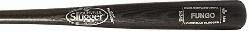 lugger Wood 345 Turning Model Fungo Bat. 36 inch Black Finish and deep cup.