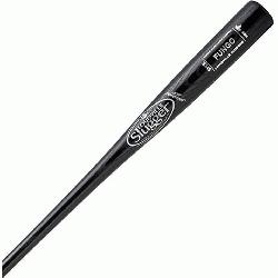 r Wood 345 Turning Model Fungo Bat. 36 inch Black Finish and deep cup.