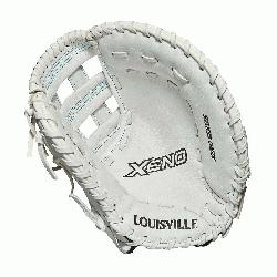  first base glove Dual post web Memory foam wrist lining White and Aqua blue Female-sp