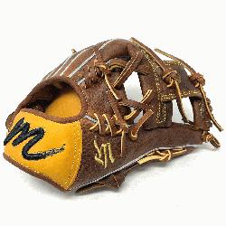 Leather: Chestnut Kip Style: I Web Anchor Lace Padded Thumb Tan Kip Liner   