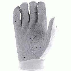 tally embossed, perforated cabretta sheepskin palm provides maximum grip a