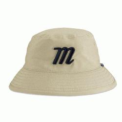 for long summer days at the ballpark or on the water, this bucket hat 