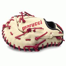  38S1 12.75 DOUBLE BAR SINGLE POST First Base Mitt The M Type fit system