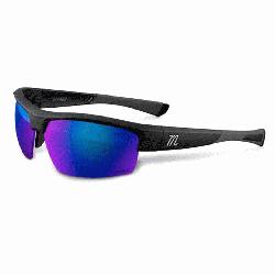 Mariucci Sports - MV463 Matte Black/Red-Violet, With Red Mirror (MSNV463-MBR